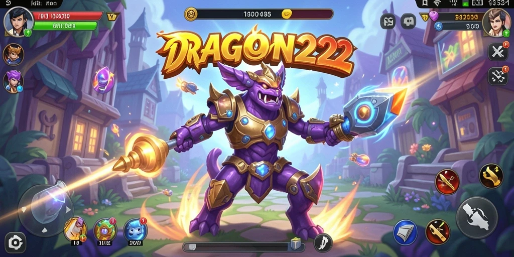 Screenshot gameplay DRAGON222 menampilkan tantangan seru yang penuh warna.
