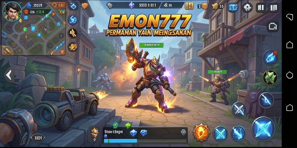 Tampilan gameplay yang mendebarkan dari EMON777 dalam permainan Strategy.