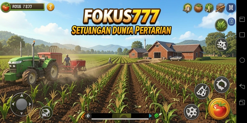 Gameplay seru dalam mengelola ladang dan hewan ternak di FOKUS777.