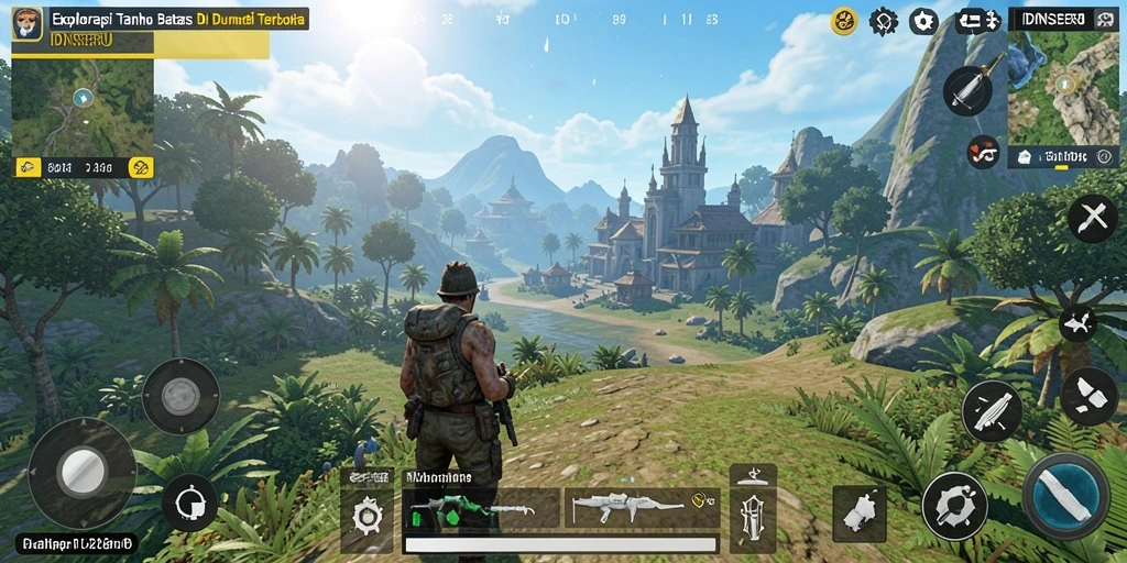 Tampilan gameplay Open World yang memukau di IDNSERU.