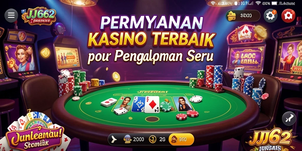 Tampilan gameplay seru dan menarik dari aplikasi JJ62.