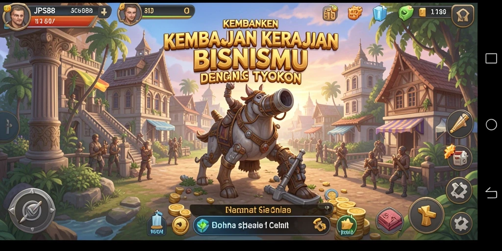 Menampilkan gameplay JPS88 yang menantang dan strategis.