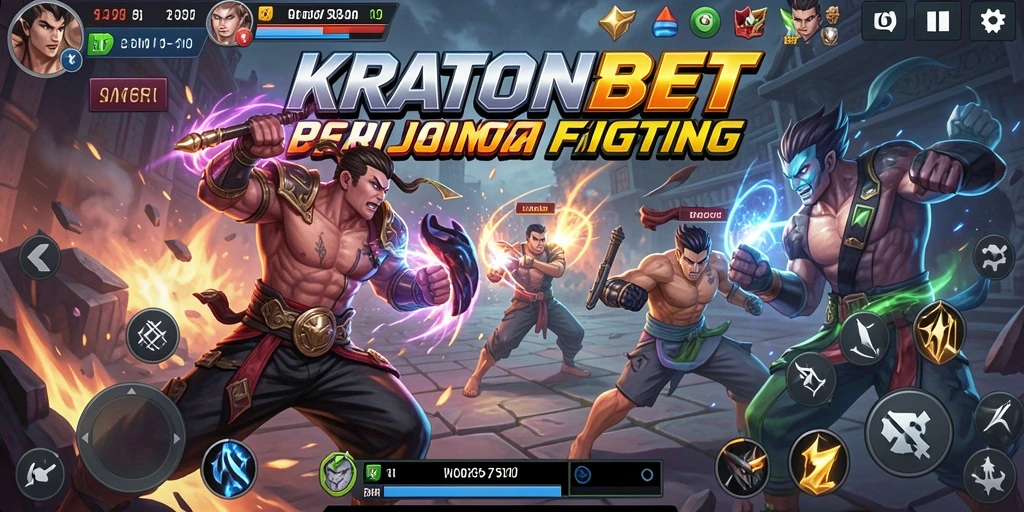 Tampilan menarik dari gameplay KRATONBET dengan pertarungan seru.