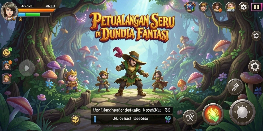 Gameplay MPO1221 yang penuh aksi dan petualangan seru