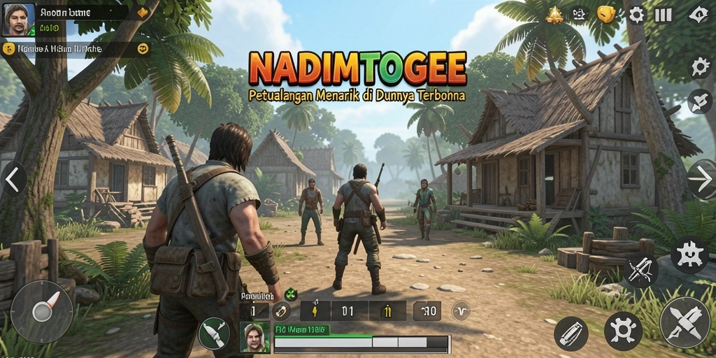 Tampilan menakjubkan dari gameplay Open World di NADIMTOGEL.