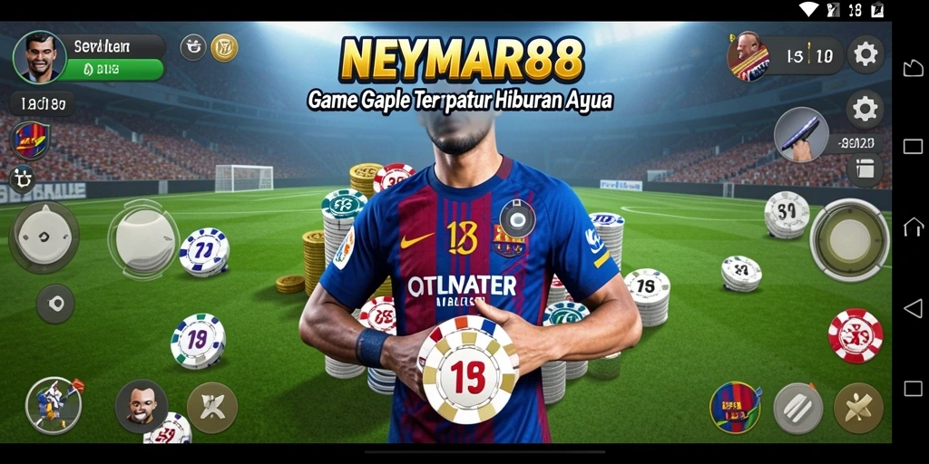 Tampilan gameplay Gaple yang seru di NEYMAR88