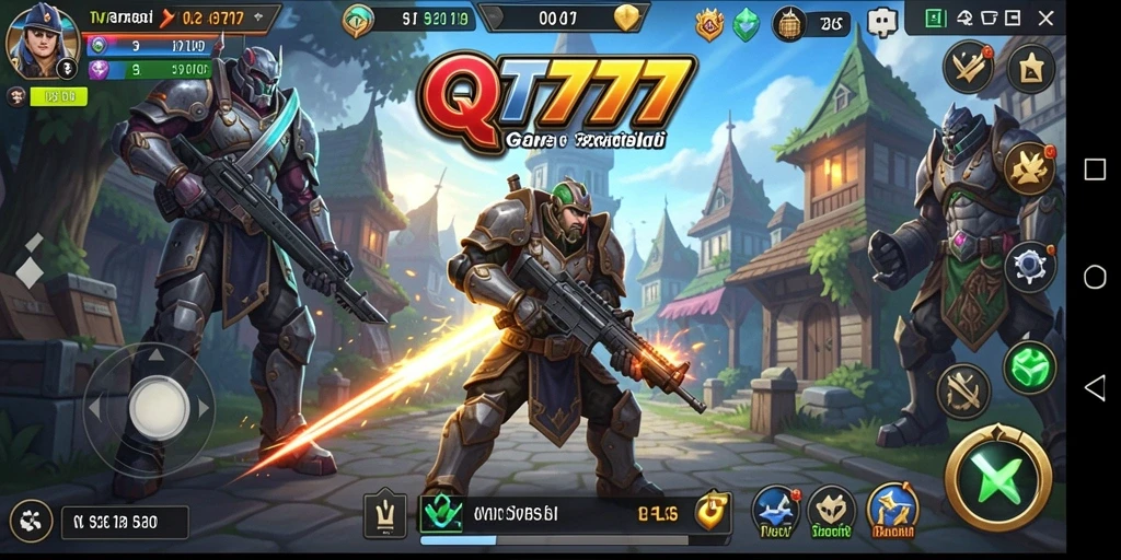 Tampilan menakjubkan dari gameplay QT777 yang strategis.
