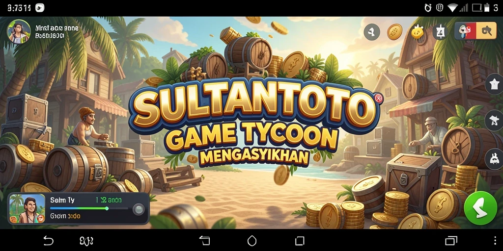 Tampilan gameplay SULTANTOTO yang menarik dan interaktif sebagai Tycoon.