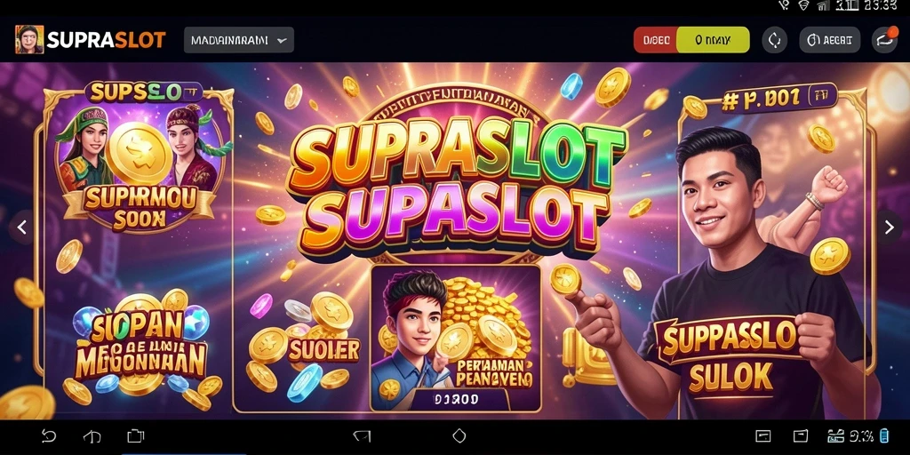 Tampilan menarik dari gameplay SUPRASLOT yang mengasyikkan.